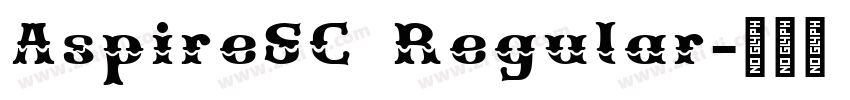 AspireSC Regular字体转换 AspireSC Regular字体转换